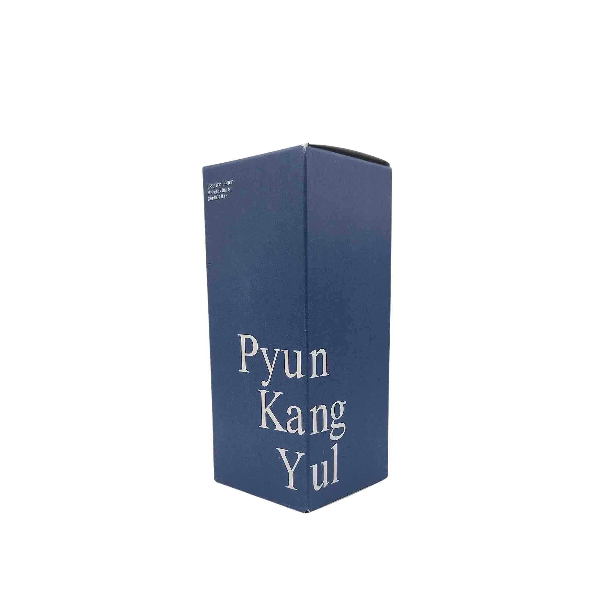 Blue box with white Pyunkang Yul lettering stacked vertically on the front, angled against a white background.