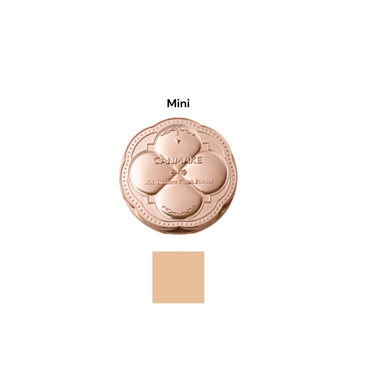 Canmake Marshmallow Finish Powder SPF50 PA+++ face powder compact with rose-gold packaging