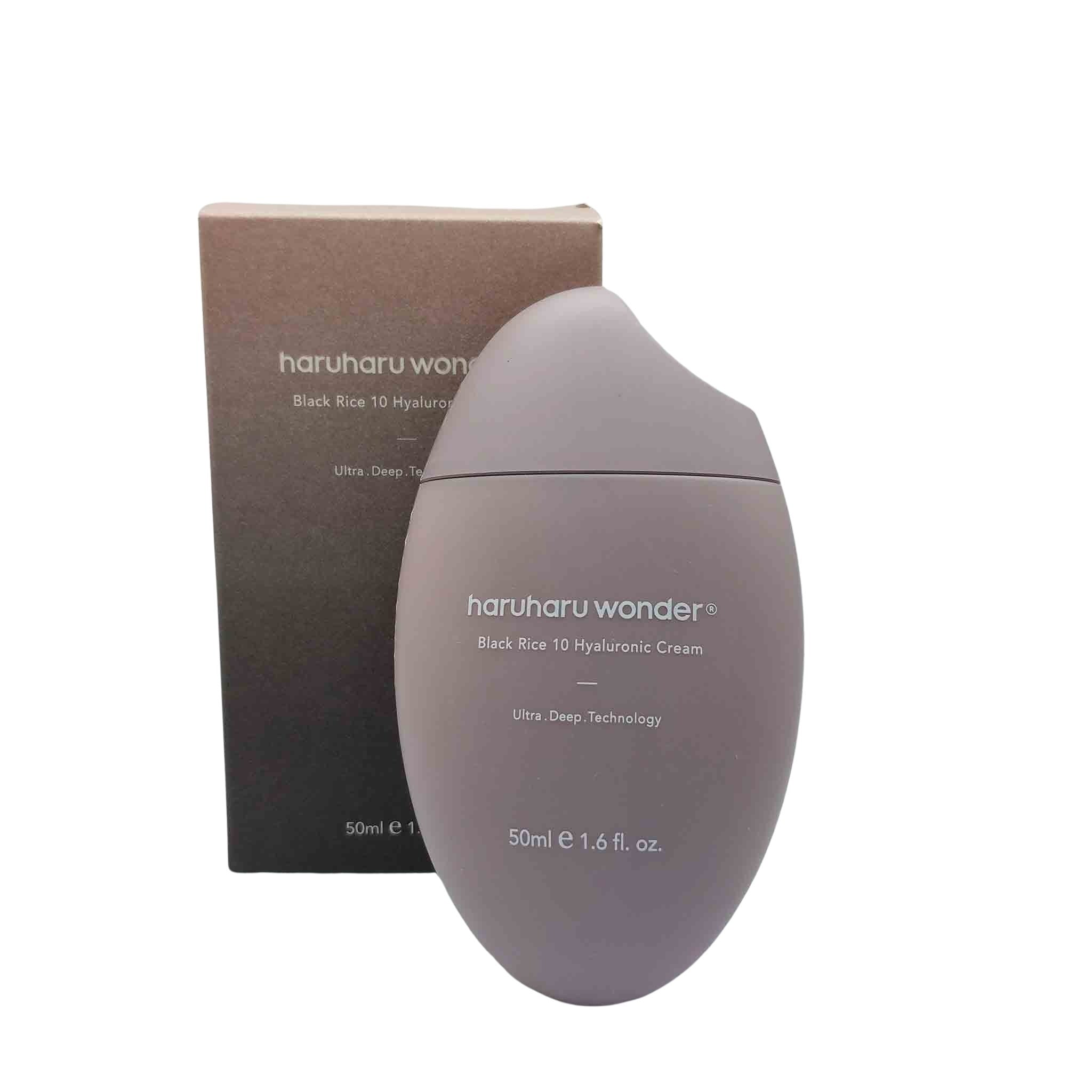 Haruharu Wonder cream bottle and packaging on a white background